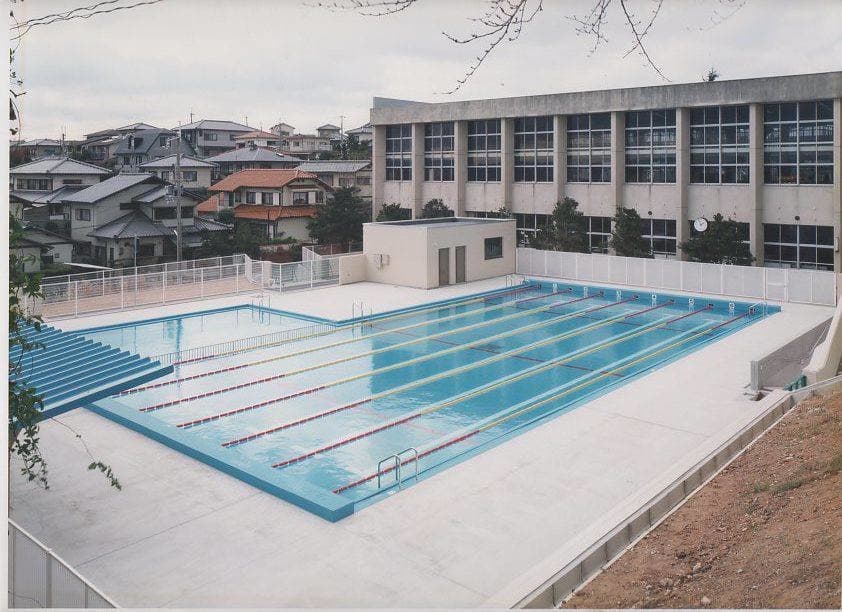 明石市発注　高丘西小プール新築工事