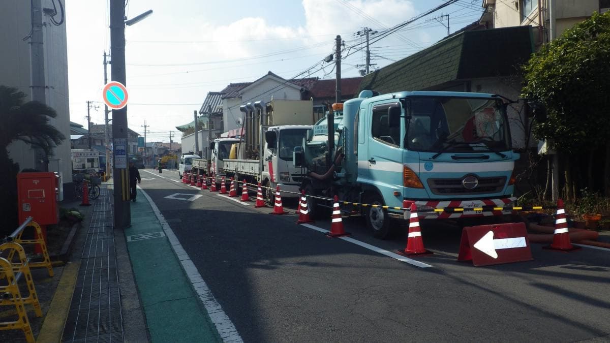 明石市発注　林崎町ほか管渠工事